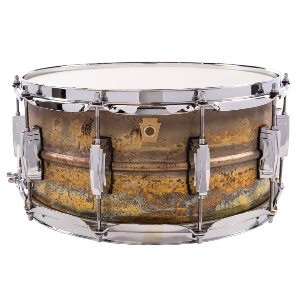 Ludwig Raw Brass Phonic Snare Drum - 14"x6.5"