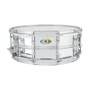 Ludwig Supralite Steel Snare 5.5" X 14" with P88i Throw Off
