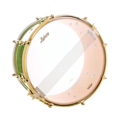 Ludwig 110th Anniversary Classic Maple SNARE - Emerald Green Ripple with Brass HW