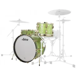 Ludwig 110th Anniversary Classic Maple KIT - Emerald Green Ripple with Brass HW - 13, 16, 22