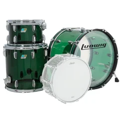 Ludwig Vistalite 50th Anniversary 3-Piece Fab Shell Pack - Green