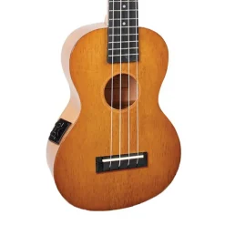 Mahalo Hano Concert Ukulele With Pickup - Vintage Natural Gloss