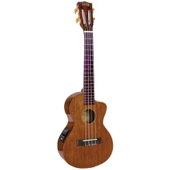 Mahalo Java Tenor Ukulele With Pickup - Natural Semi Gloss