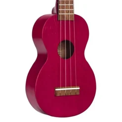 Mahalo Kahiko Soprano Ukulele - Trans Red
