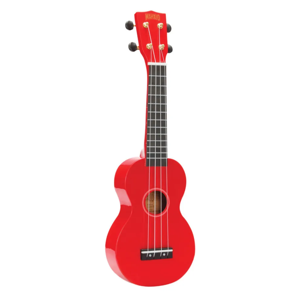 Mahalo Rainbow Essentials Uke Pack - Red