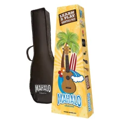 Mahalo Rainbow Essentials Uke Pack - Blue