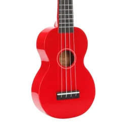 Mahalo Rainbow Soprano Ukulele - Red