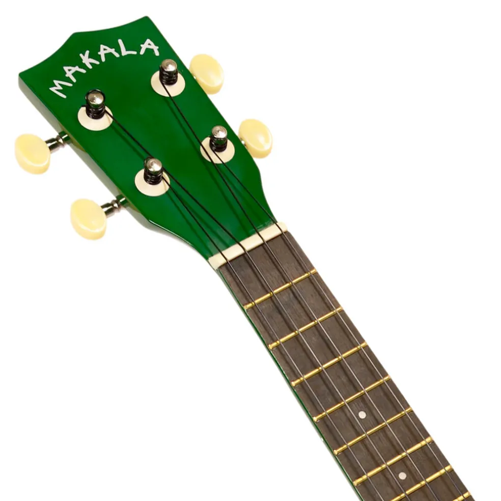 Makala Soprano Ukulele Dolphin Bridge - Green
