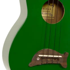 Makala Soprano Ukulele Dolphin Bridge - Green