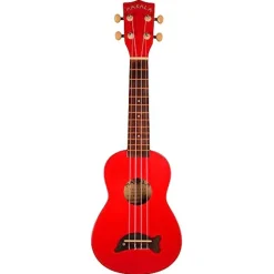 Makala Soprano Ukulele Dolphin Bridge - Candy Apple Red