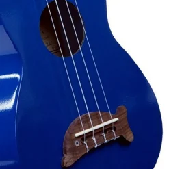 Makala Soprano Ukulele Dolphin Bridge - Metallic Blue