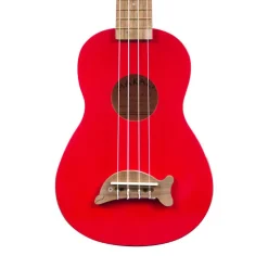 Makala Soprano Ukulele Dolphin Bridge - Red