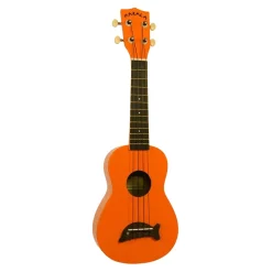 Makala Soprano Ukulele Dolphin Bridge - Orange