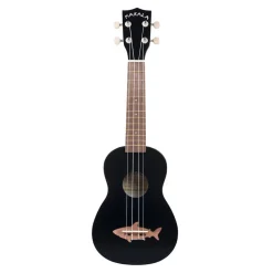 Makala Soprano Ukulele Shark Bridge - Black Tip