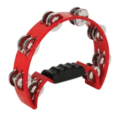 Mano Cutaway Tambourine - Red