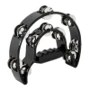 Mano Cutaway Tambourine - Black