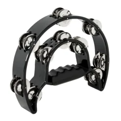 Mano Cutaway Tambourine - Black
