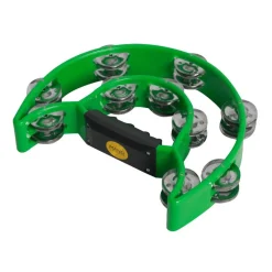Mano Cutaway Tambourine - Green