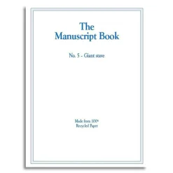 Manuscript Book 5 - 10 Stave Giant Recycled - Book
