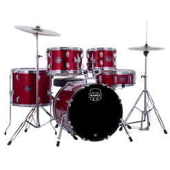 Mapex Comet 5-Piece Rock Complete Drum Kit with Cymbals and Hardware - Infra Red