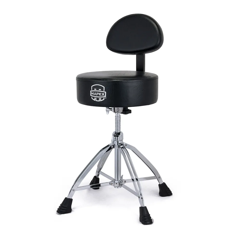 Mapex Drum Throne Round Seat with Back Rest