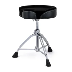 Mapex Drum Throne Saddle 17" 4" Thick Double Braced with Cloth Top