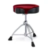 Mapex Drum Throne Saddle 17" 4" Thick Double Braced with Red Cloth Top