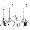 Mapex HP8005 5-piece Armory Series Hardware Pack with Single Pedal - Chrome Plated