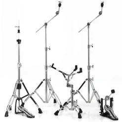 Mapex Mars 600 Chrome Hardware Pack with Two Booms, Snare Stand, Hi-Hat Stand and Single Pedal