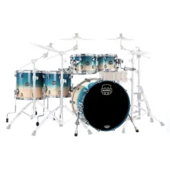 Mapex Saturn 5 Piece Studioease Shell Pack in Aqua Fade