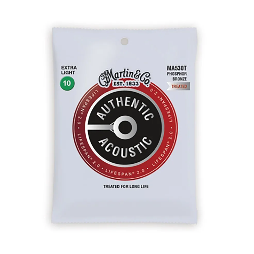 Martin Authentic Strings Treated - 10/47 Extra Light - 92/8