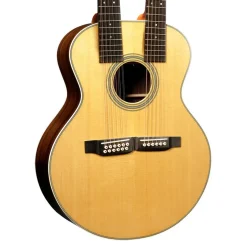 Martin Grand J-28E DN Grand Jumbo Double Neck Guitar - Natural