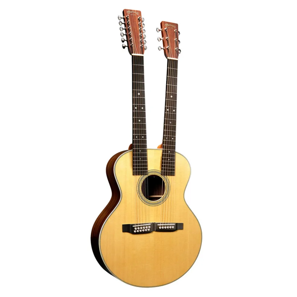 Martin Grand J-28E DN Grand Jumbo Double Neck Guitar - Natural