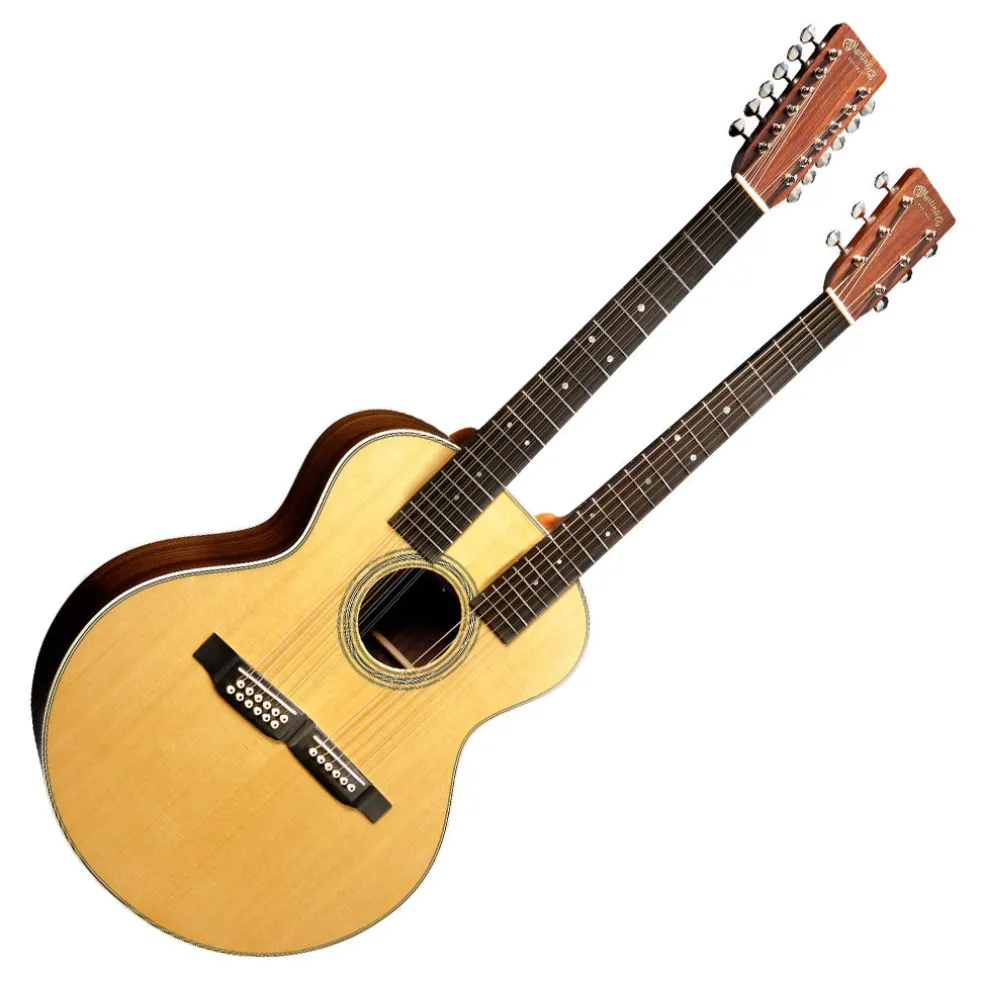 Martin Grand J-28E DN Grand Jumbo Double Neck Guitar - Natural