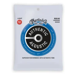 Martin MA540 - SP Authentic Light 92/8 12-54 Acoustic Guitar Strings