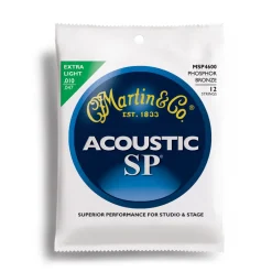 Martin MSP4600 - SP 12 String Extra Light 10-47 Acoustic Guitar Strings