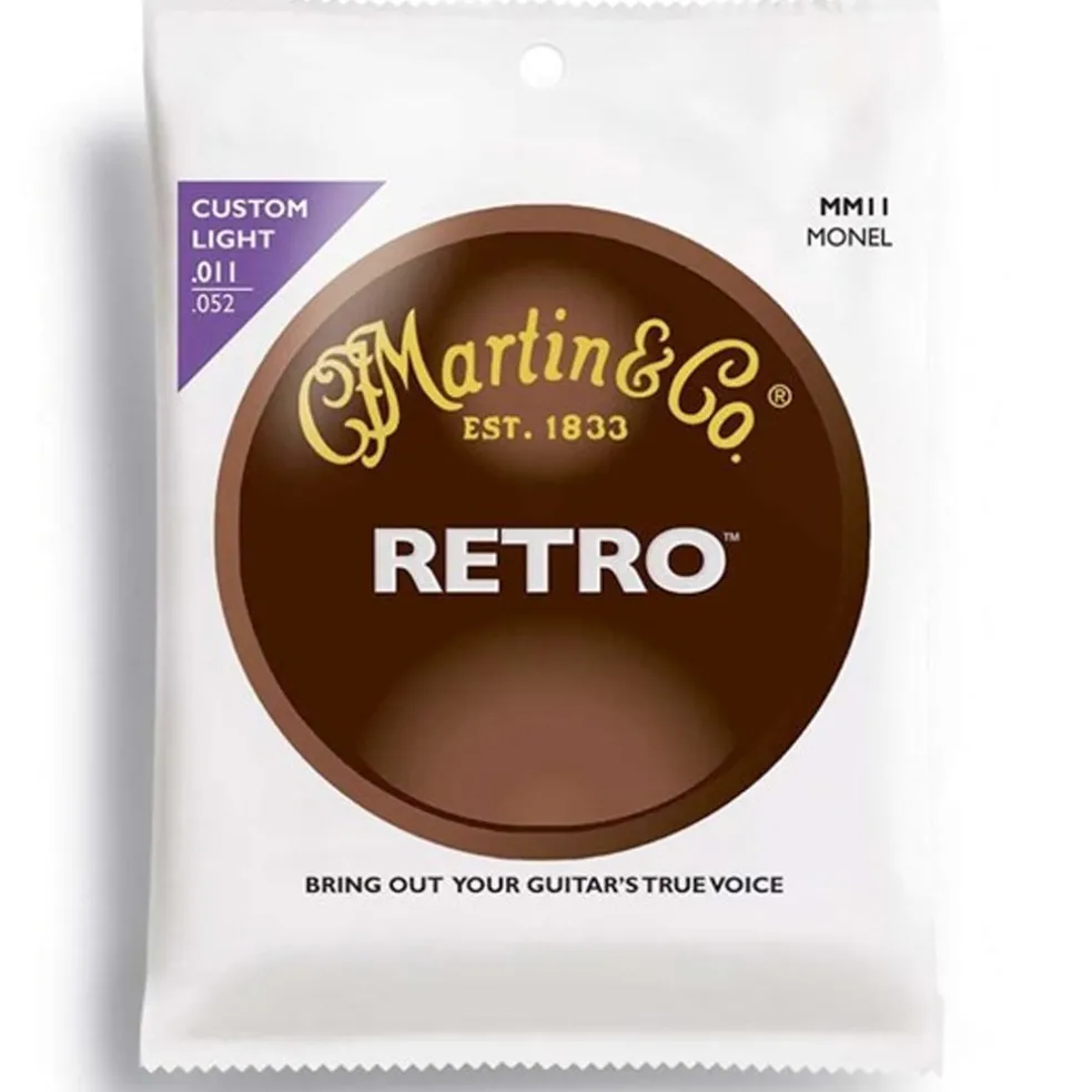 Martin Retro Strings Monel - 11-52 Custom Light
