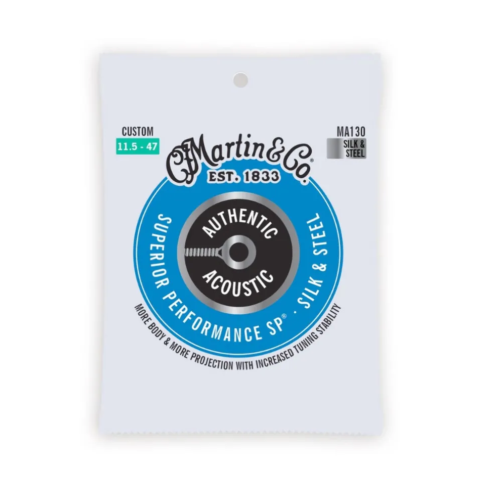 Martin Silk & Steel Acoustic Strings - 11.5 - 47