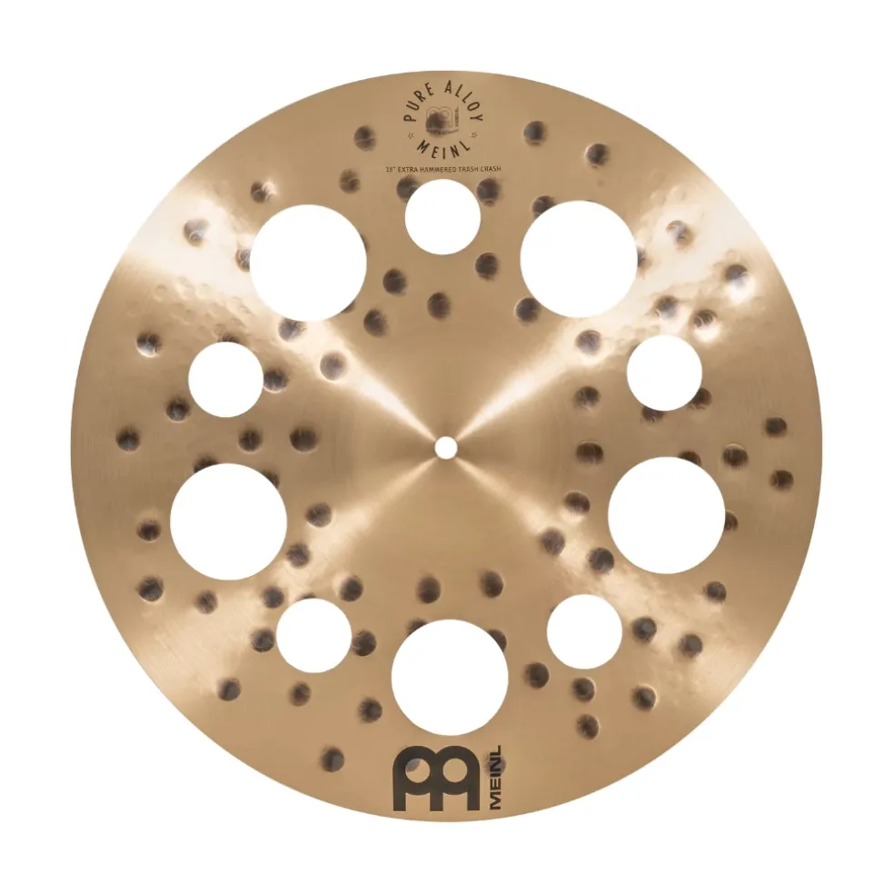 Meinl Cymbals Pure Alloy Extra Hammered Trash Crash Cymbal - 18 inches
