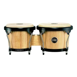 Meinl Headliner Series HB100 Wood Bongos: Natural - 6 3/4" Macho & 8" Hembra