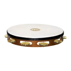 Meinl Tambourine - 1 Row Brass Jingles - African Brown