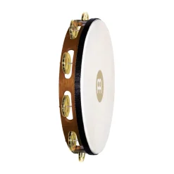 Meinl Tambourine - 1 Row Brass Jingles - African Brown