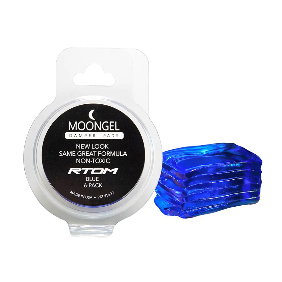 Moongel Drum Dampers Original (Blue) Pack of 6
