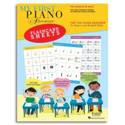 My First Piano Adventure Flashcard Sheets