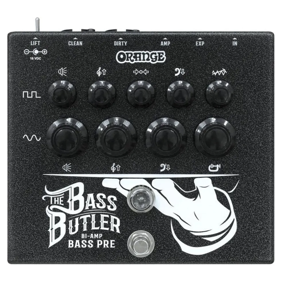 Orange Bass Butler Bi Amp Bass Pre Amp Pedal