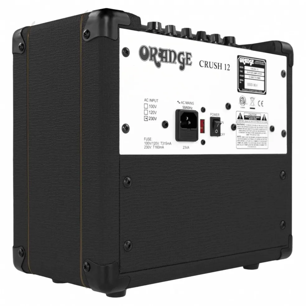 Orange Crush 12 Combo - Black