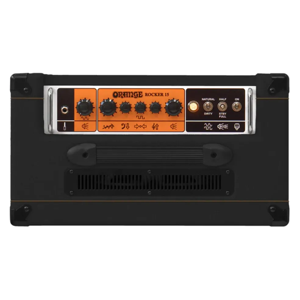 Orange Rocker 15 Black Combo