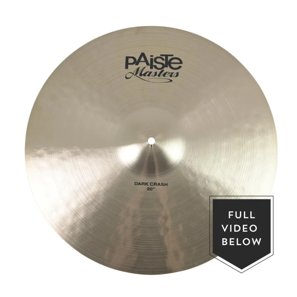 Paiste 20" Masters Dark Crash