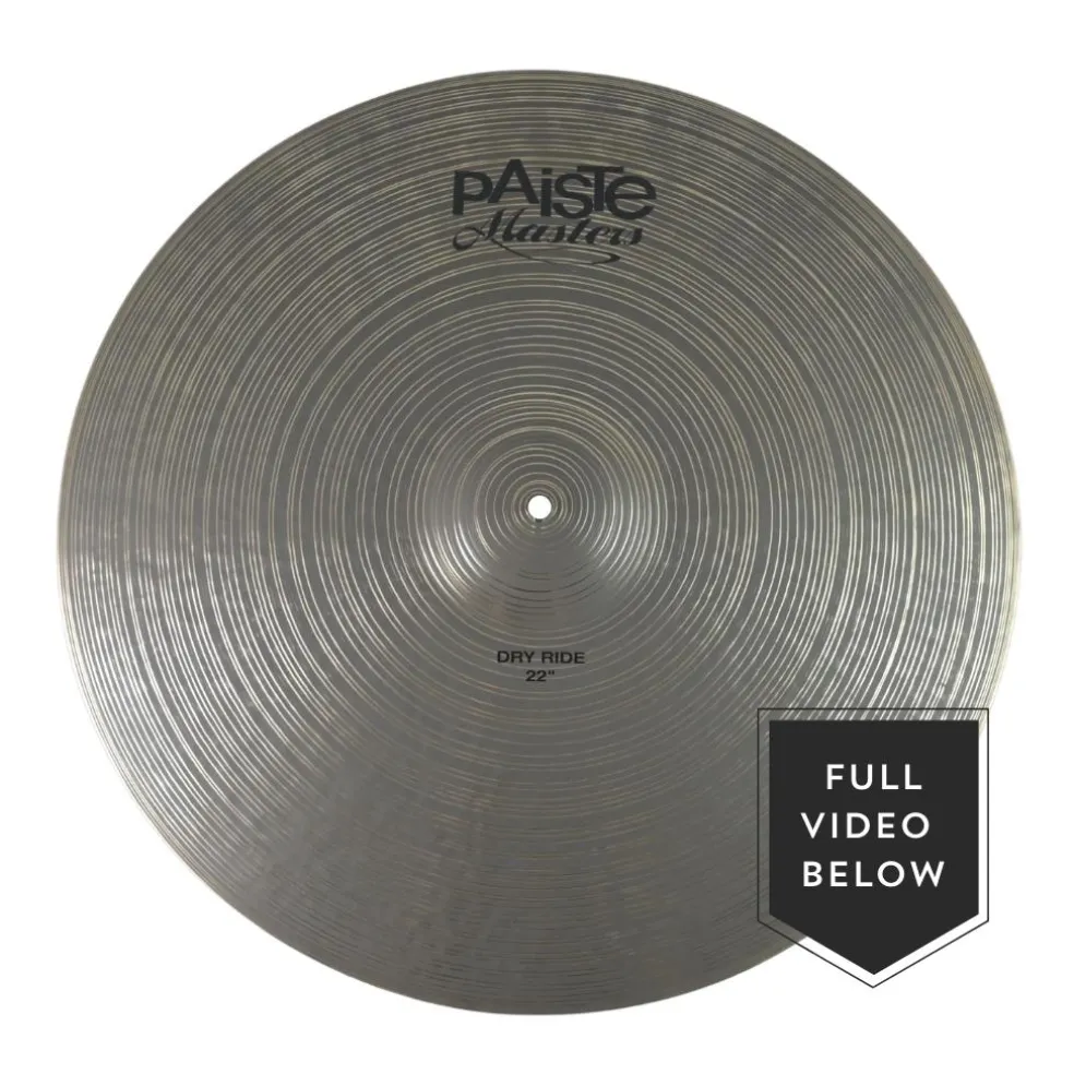 Paiste 22" Masters Dry Ride