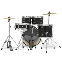 PDP Centerstage Series 20" 5 Piece Drum Kit Iridescent Black Sparkle with Hardware Cymbals and Thone
